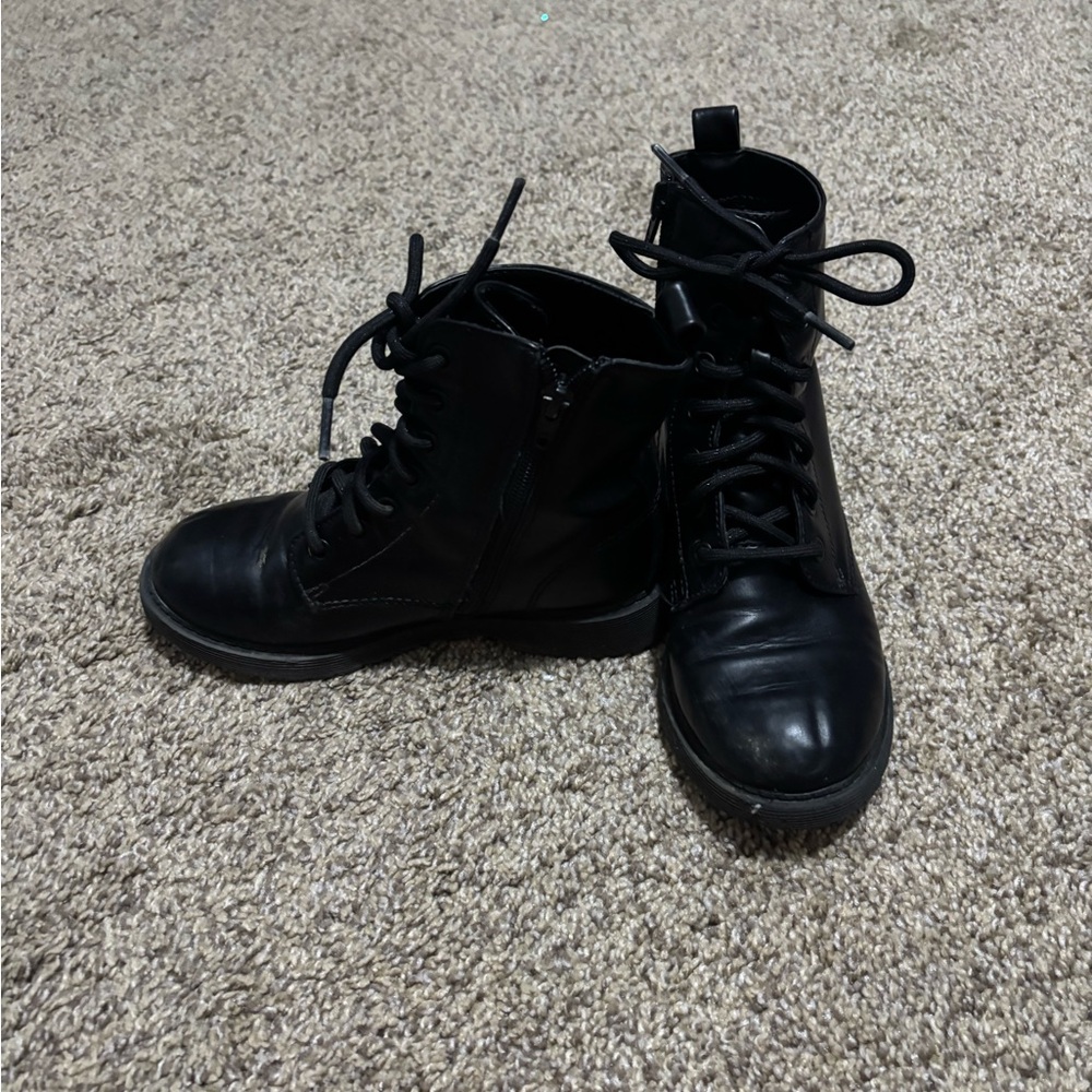 Kids Black Rain & Snow Boots